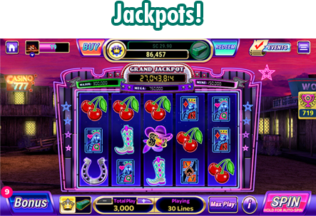 Luckylandslots graphics screenshot