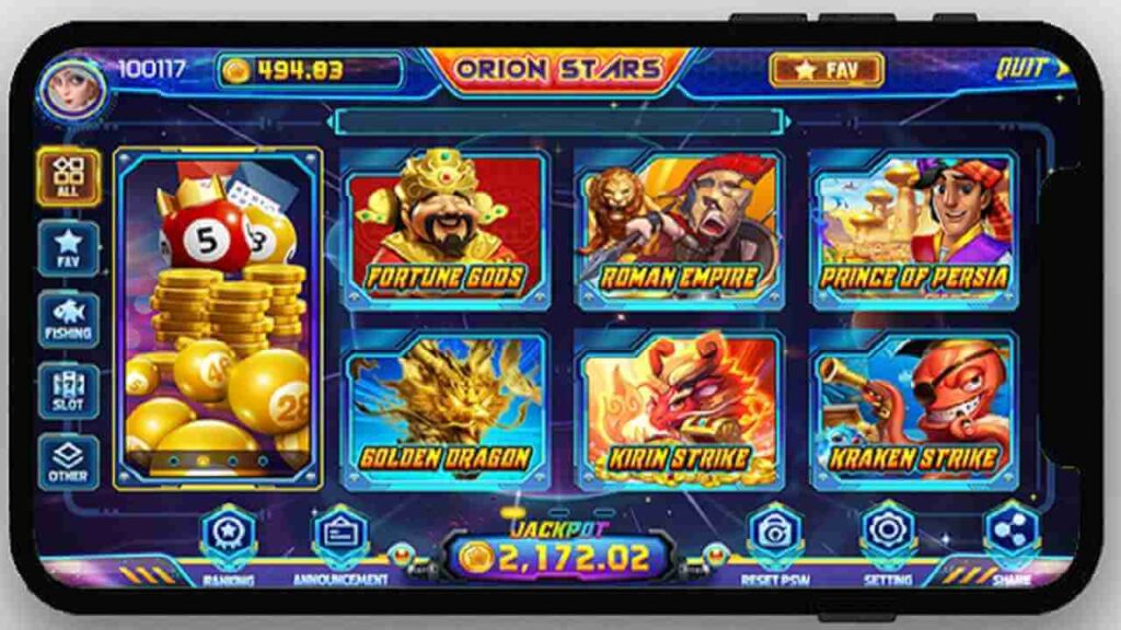 Orion Stars 777 APK Download (Latest Version) 2025 2 Orion Stars 777 APK Download Interface screenshot